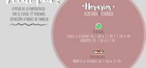 horarios de atención