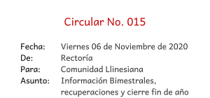 circular 015